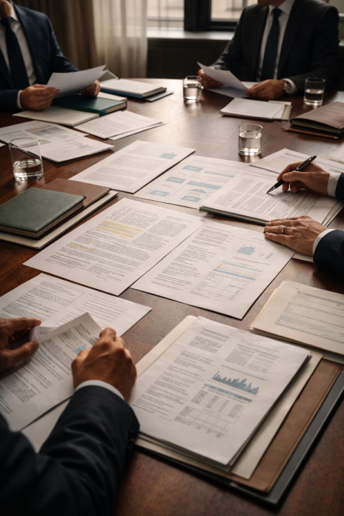 Des relations d’affaires